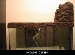 Akvárium s fontánou