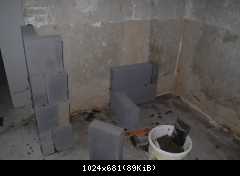 Akvária v byte - hrubá stavba